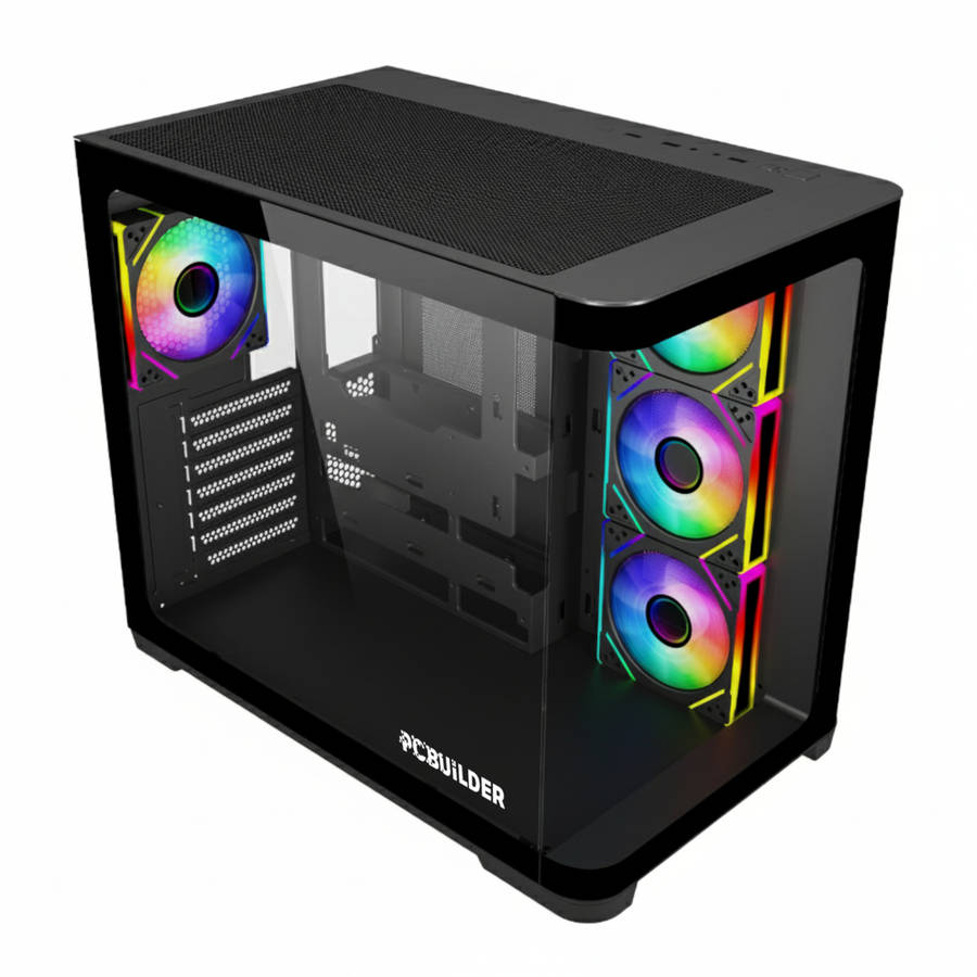 PCBuilder HOLDFAST ATX Back-Connect Gaming Chassis
