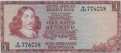 (Item 00318) 10 South African Banknotes 1975