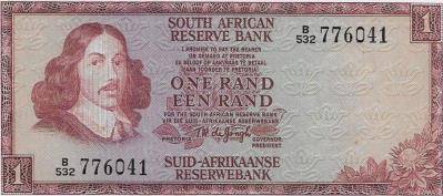 (Item 00318) 10 South African Banknotes 1975