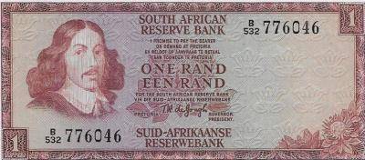 (Item 00318) 10 South African Banknotes 1975