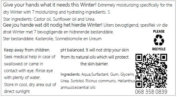 Hand wash Winter Edition Vanilla Cappuccino 500ml
