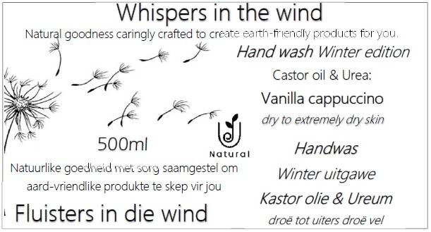 Hand wash Winter Edition Vanilla Cappuccino 500ml