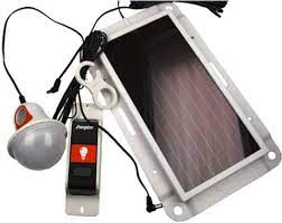 Energizer Solar Area Light and Solar Panel