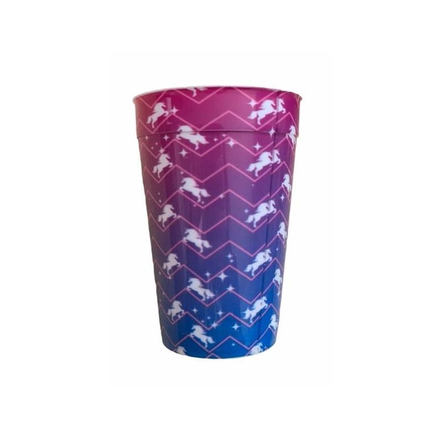 Unicorn Plastic Cups (Multi Coloured with Unicorn)