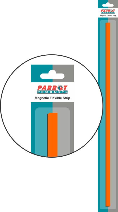 Magnetic Flexible Strip (1000*10mm - Orange)