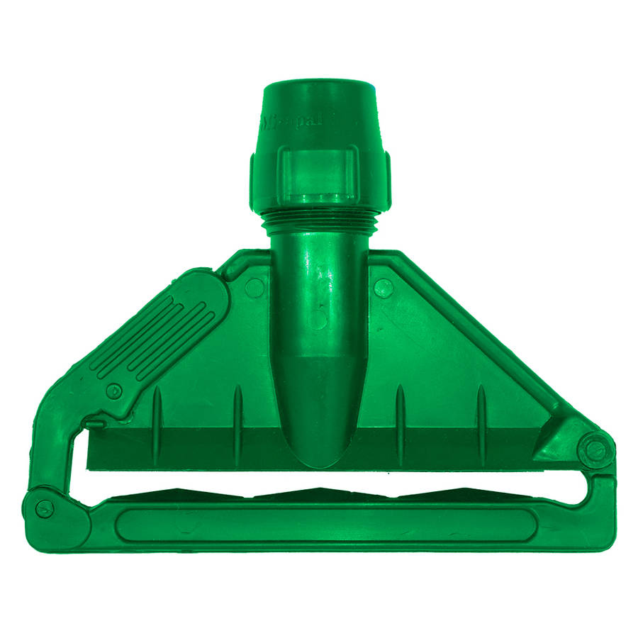 Janitorial Fan Mop Holder Plastic Clip Only  Green