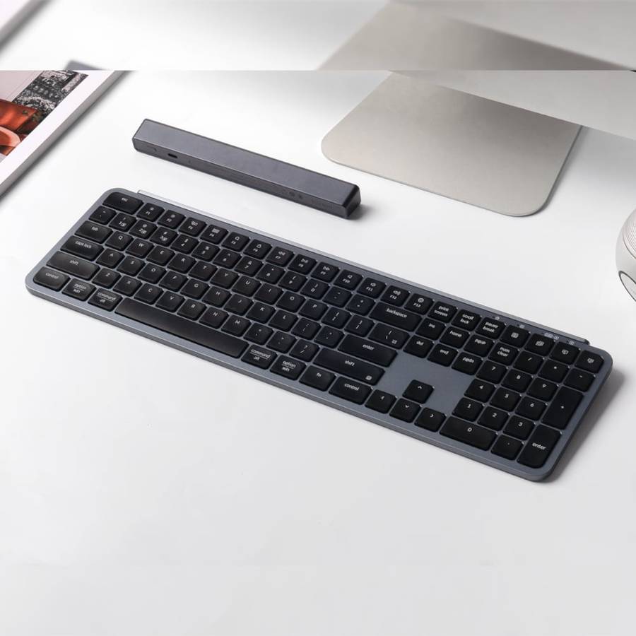 Keychron B6 Pro Ultra-Slim 100% Wireless Keyboard &#x2013; Space Grey