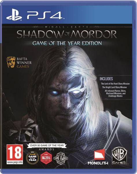 Middle-Earth Shadow of Mordor : PS4
