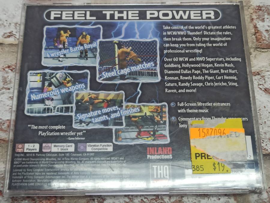 WCW/NWO Thunder : PS1 NTSC (Pre-owned)