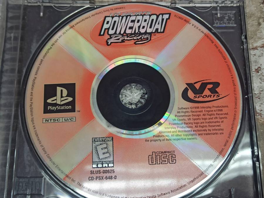 VR Sports Powerboat Racing : PS1 NTSC