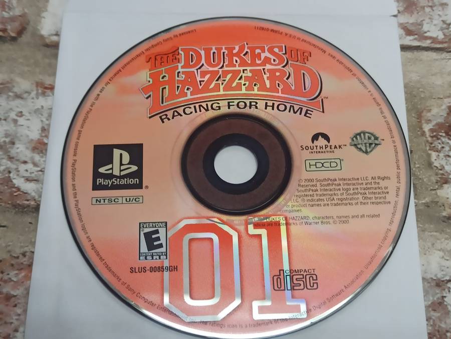 The Dukes of Hazzard Racing for Home : PS1 NTSC (Pre-owned)
