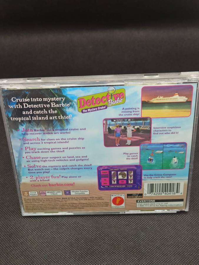 Detective Barbie The Mystery Cruise : PS1 NTSC