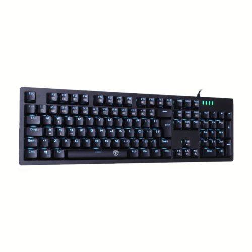 T-Dagger Bermuda Blue-Ice LED Backlit|150cm Cable|104 Key|Mechanical Keyboard  Black