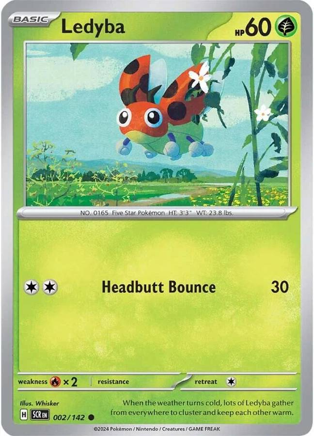 Ledyba 002/142 - Pokemon Stellar Crown