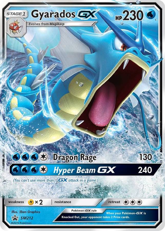 Gyrados GX SM212 - Pokemon Sun & Moon Promo