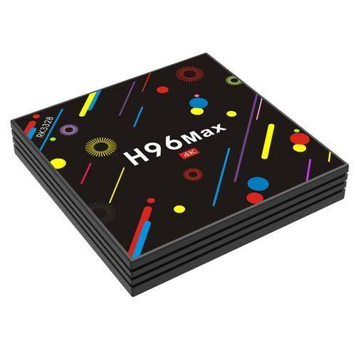 H96 MAX Android Smart TV Box    RK3328 Quad-Core 64Bit 4GB RAM 32GB