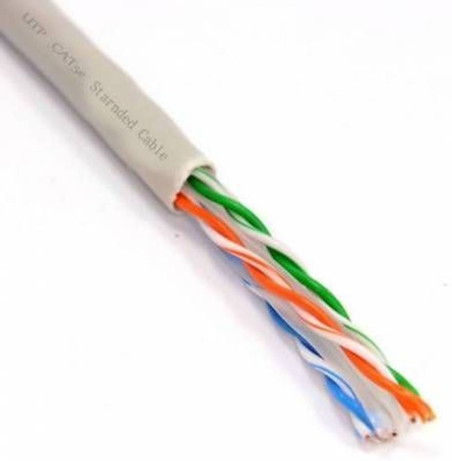 Unbranded FA0424AUC5EV 305m CAT5E Solid Network Cable - Unbranded