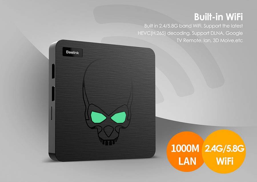 Beelink GT-King  Smart TV Box - Android Media Player Streamer - 4GB DDR4 64GB - 0.45g