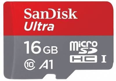 SanDisk Ultra Android microSDHC 16GB + SD Adapter - SanDisk