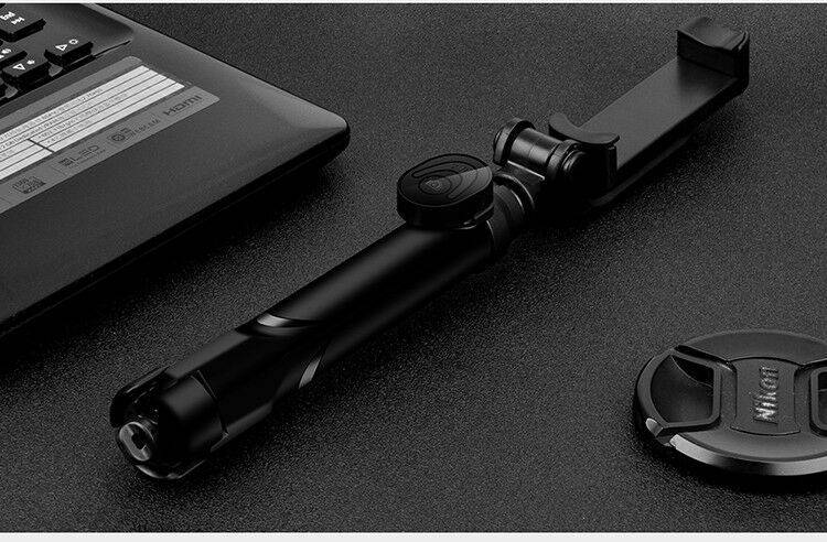 Portable Cellphone Tripod Stand Selfie Stick with 360 degree rotation - 0.14g Black