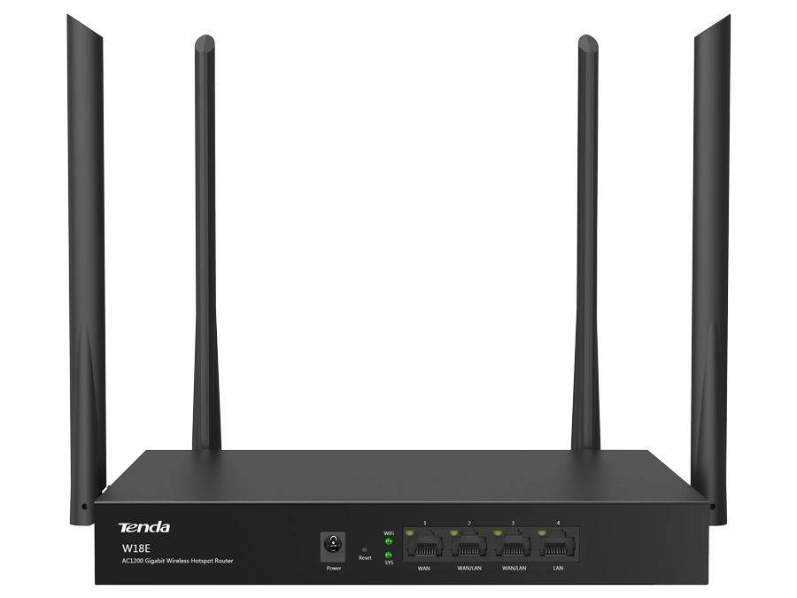 Tenda 1200Mbps Dual Band AC Hotspot WiFi WAN Router - Tenda