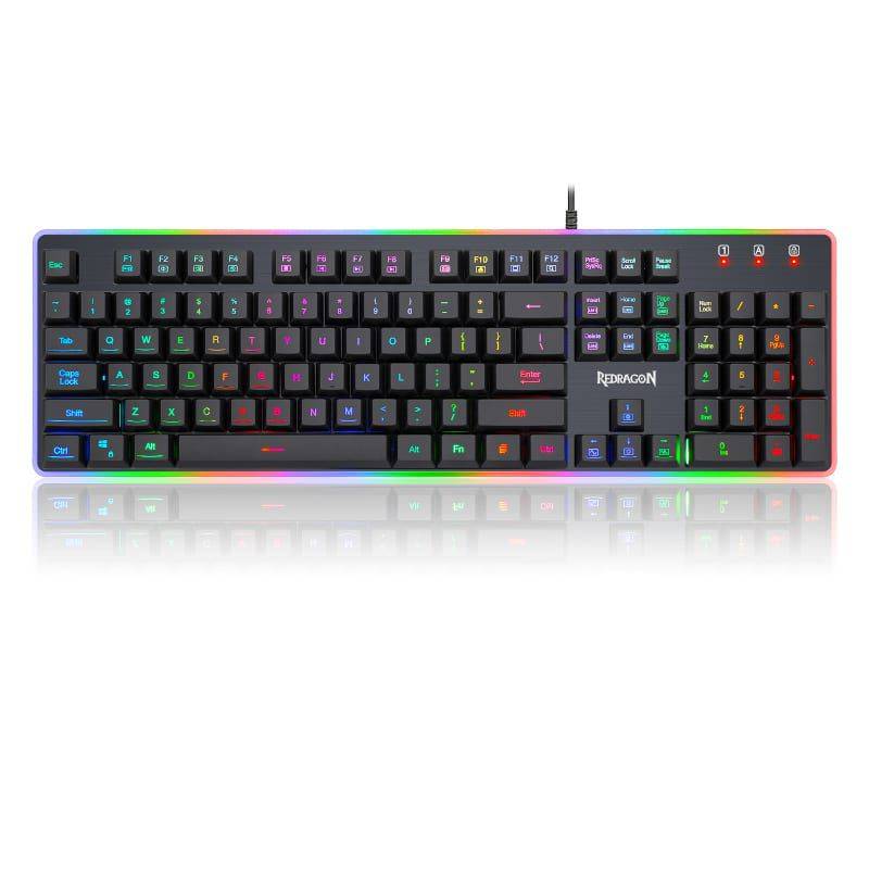 Redragon DYAUS RGB Mechanical Gaming Keyboard - Black - Redragon