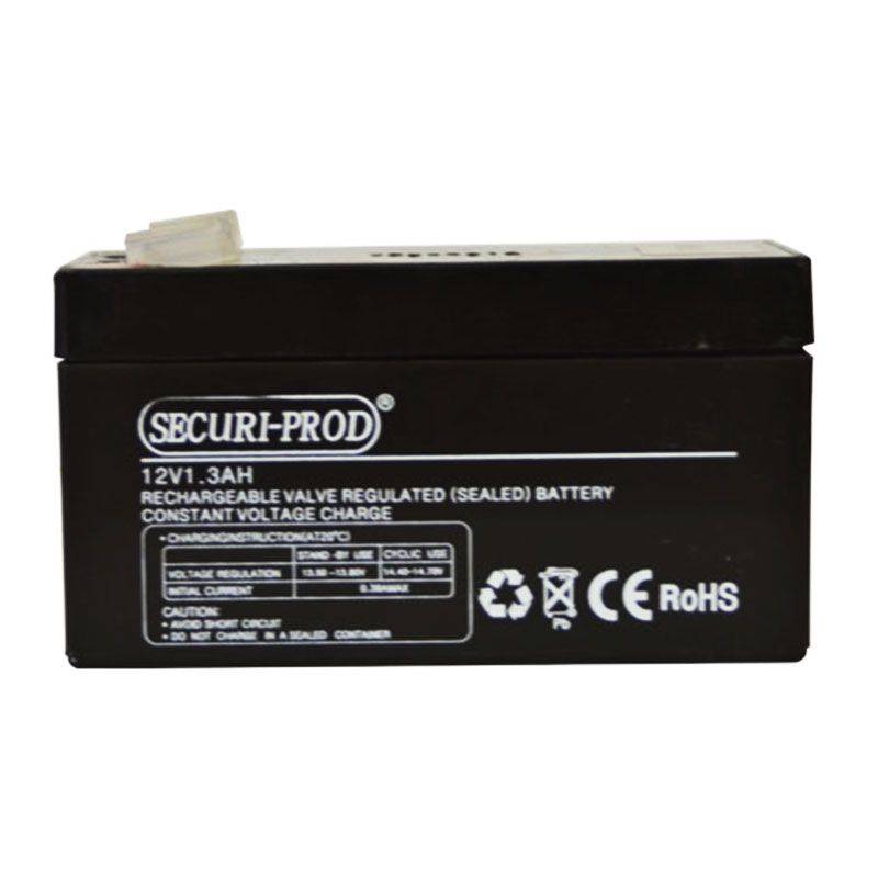 Securi-Prod Sealed Lead Acid (SLA) Battery 12V 1.3AH