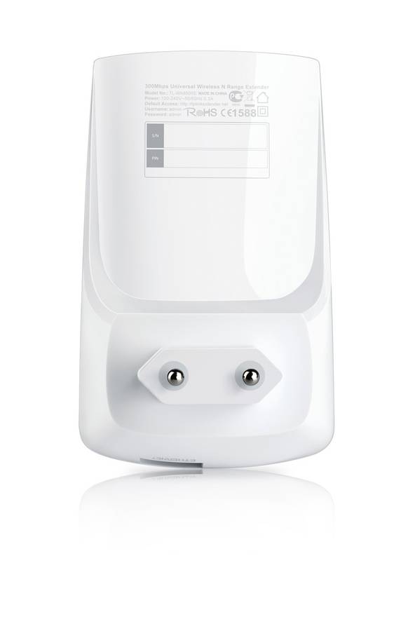 TP-LINK 300Mbps Wireless N Wall Plugged Range Extender, Atheros, 2T2R, 2.4GHz, 802.11n/g/b, Ranger