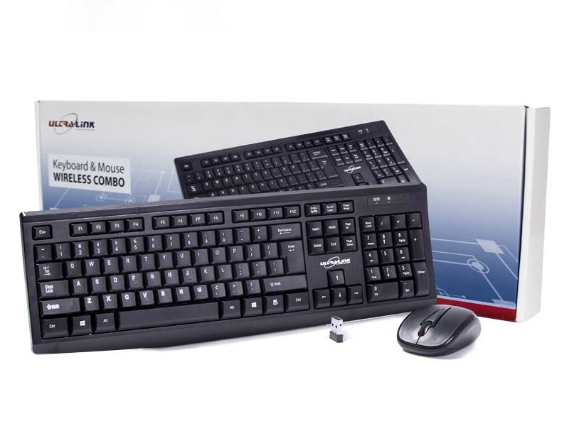 Ultra Link Optical Wireless Keyboard and Mouse Combo - Ultra Link