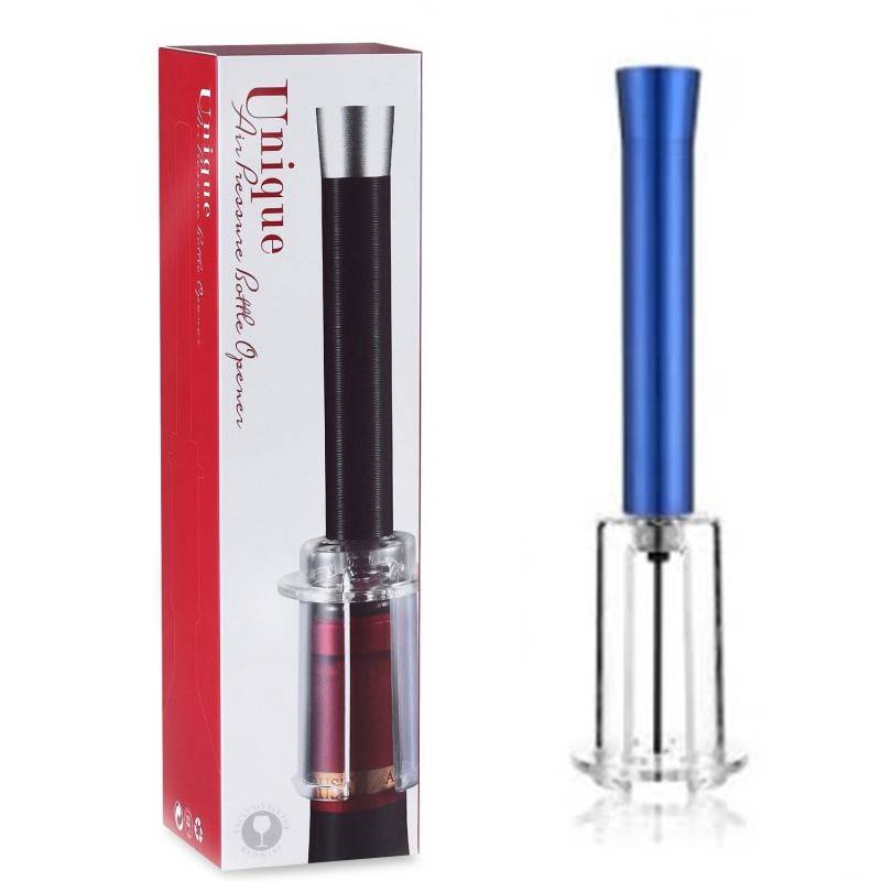 Air Cork Screw Wine Bottle Opener Red