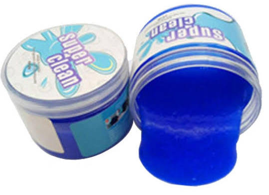 SUPER CLEAN Universal Cleaning Gel Dust Cleaner for Keyboards, Cameras, Phones etc - 166g Blue