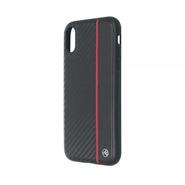 Tellur Cover Carbon for iPhone XR Black - Tellur