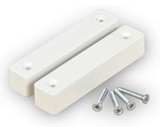 White Magnetic Contact - surface, N/C - ZKTeco