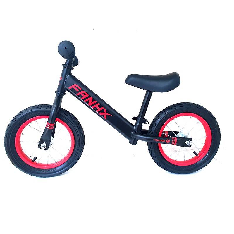 Kids Balance Bike with Adjustable Seat - Black
