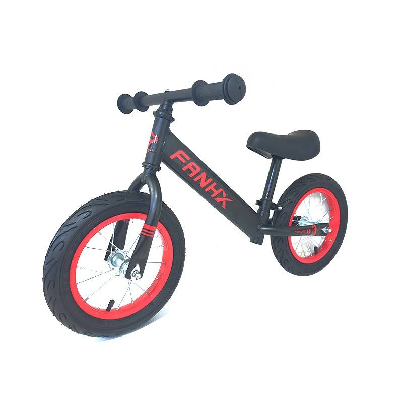 Kids Balance Bike with Adjustable Seat - Black