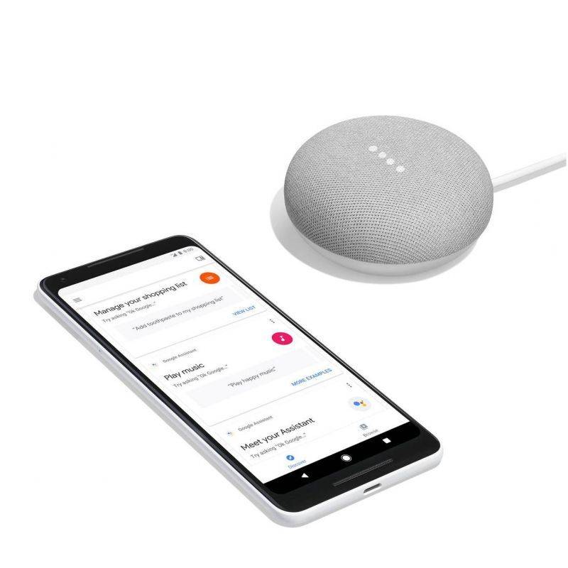 Google Nest Mini Smart Speaker - Charcoal - REFURBISHED