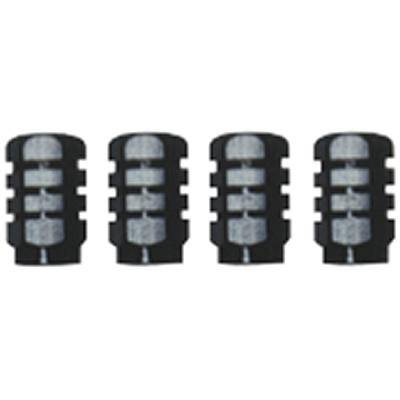 TYRE VALVE CAP SET - BLACK - X-APPEAL