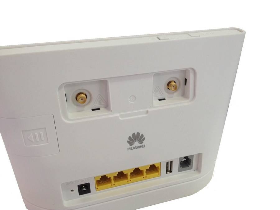 Huawei B315 4G LTE WiFi 150Mbps Router, 4x 10/100, 2x RJ11, USB (B593 upgrade) - White