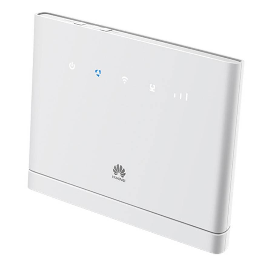 Huawei B315 4G LTE WiFi 150Mbps Router, 4x 10/100, 2x RJ11, USB (B593 upgrade) - White