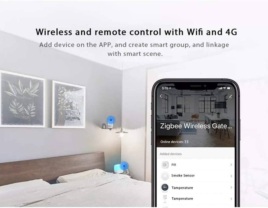 ZigBee Smart Gateway Wireless Remote Controller for all Tuya ZigBee 3.0 and Bluetooth Smart Products