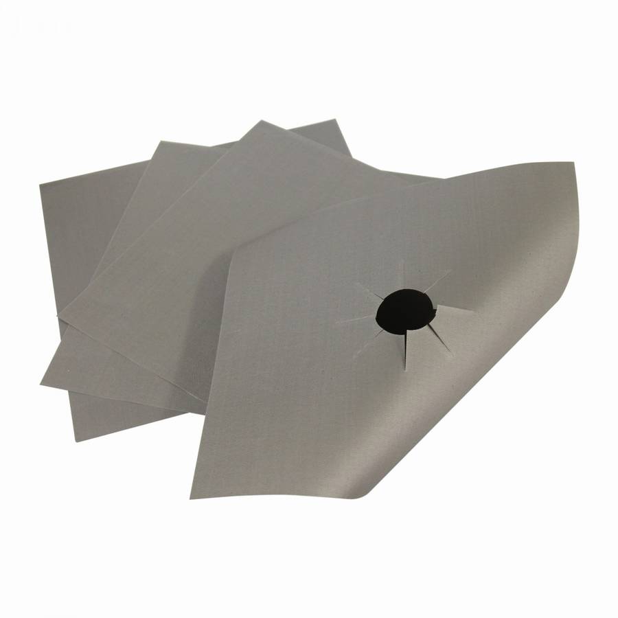 Gas Stove Clean Protector - Silver - 4 pc