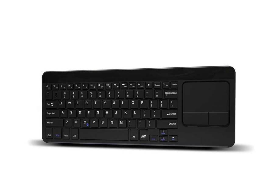 Mecer Ultrathin Bluetooth Keyboard with Touchpad (81 Keys) for Windows & Android-Black - Mecer