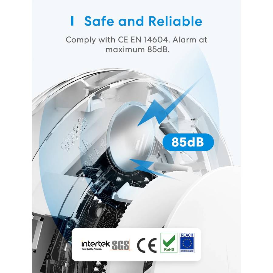 Meross Smart Smoke Alarm with Hub - works with Apple Homekit and compatible with SmartThings