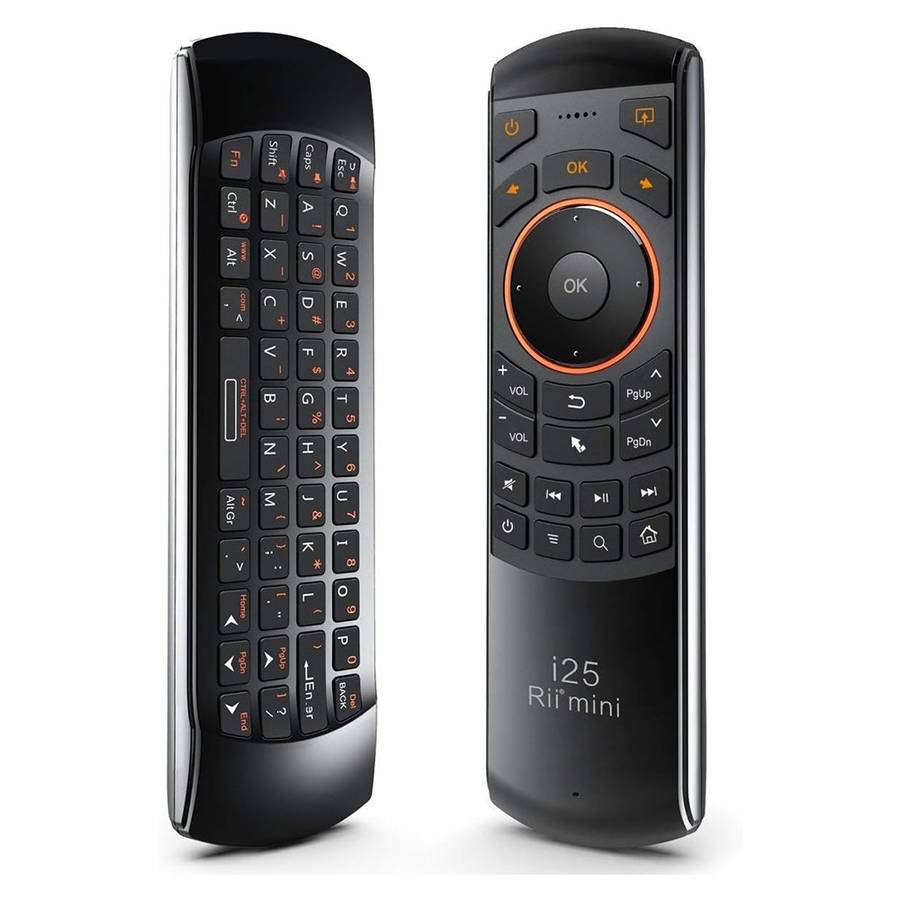 Rii Mini i25 Wireless Air Mouse Keyboard Combo - Multifunction / 2.4Ghz / Rechargeable LI-ION Bat...