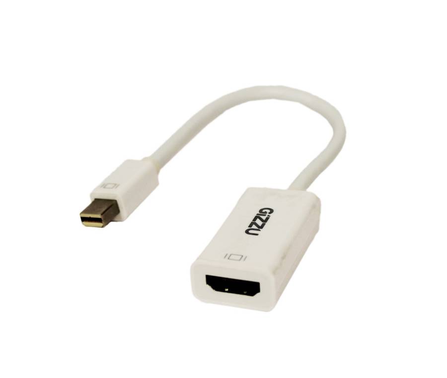 GIZZU MINI DISPLAY PORT TO HDMI ADAPTER  GAMDPHDMIW - Gizzu