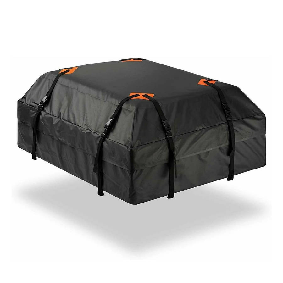 Car Roof Top Carrier Bag - Roof Rack Model (Black)
