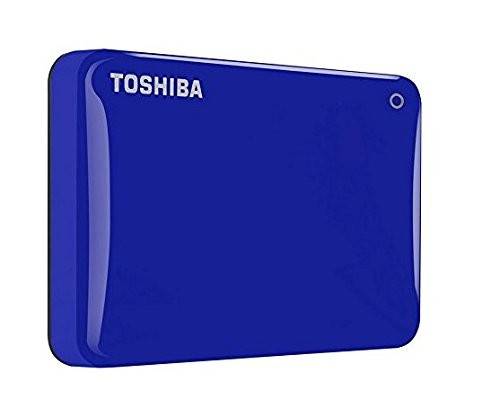 Toshiba HDTC830EL3CA Canvio Connect II 3TB Blue External Hard Drive (HDD) - Toshiba