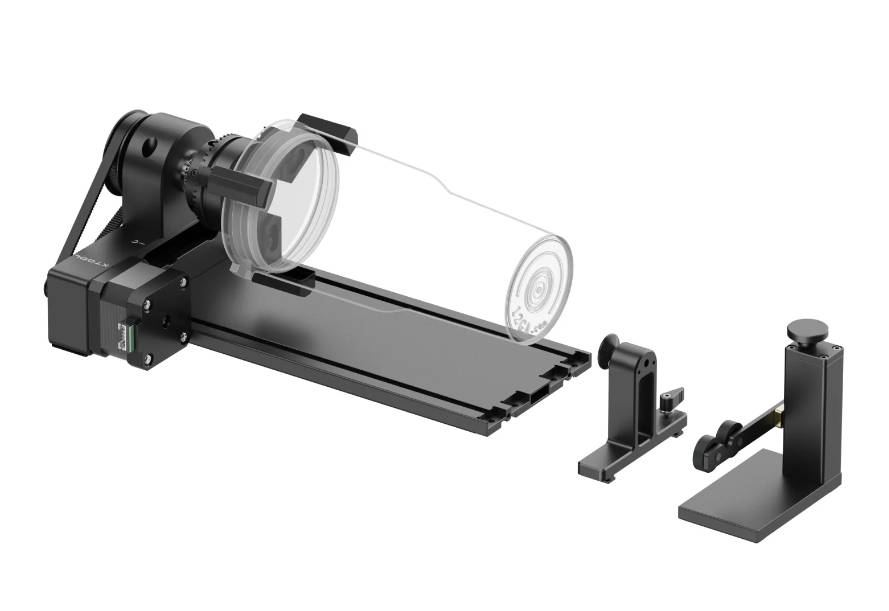 xTool RA2 Pro Rotary Attachment for xTool S1- F1- P2- M1 Ultra- & Most Laser Engravers  Engrav...