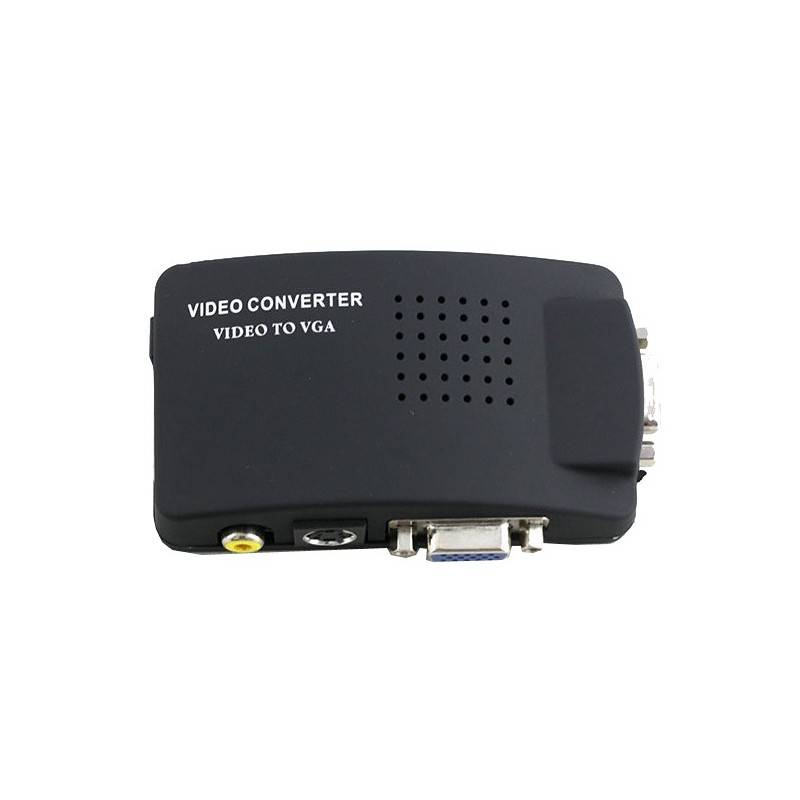 VGA / S-Video / RCA To VGA Converter Box - Open Box