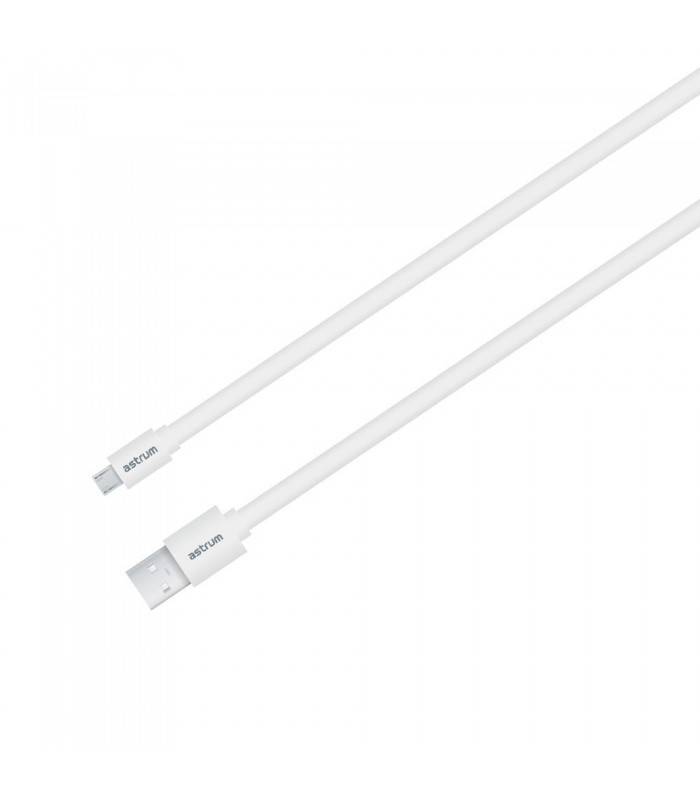 Astrum A53036-Q Charge / Sync Flat Cable Micro USB 5P White - Astrum